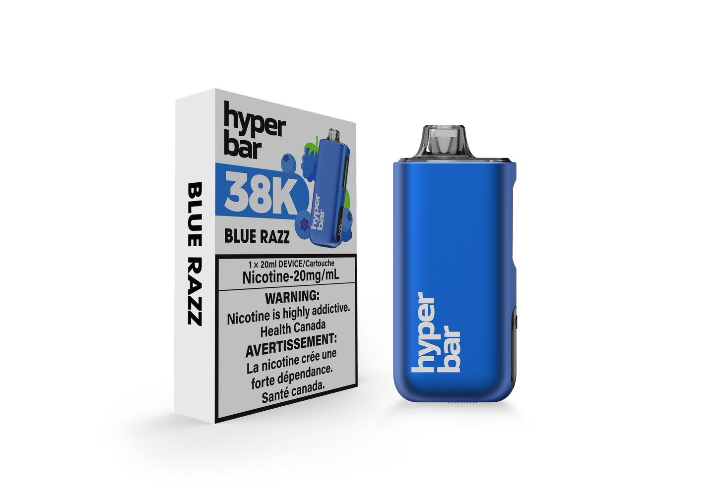Hyperbar BE38000 - Blue Razz (AB)