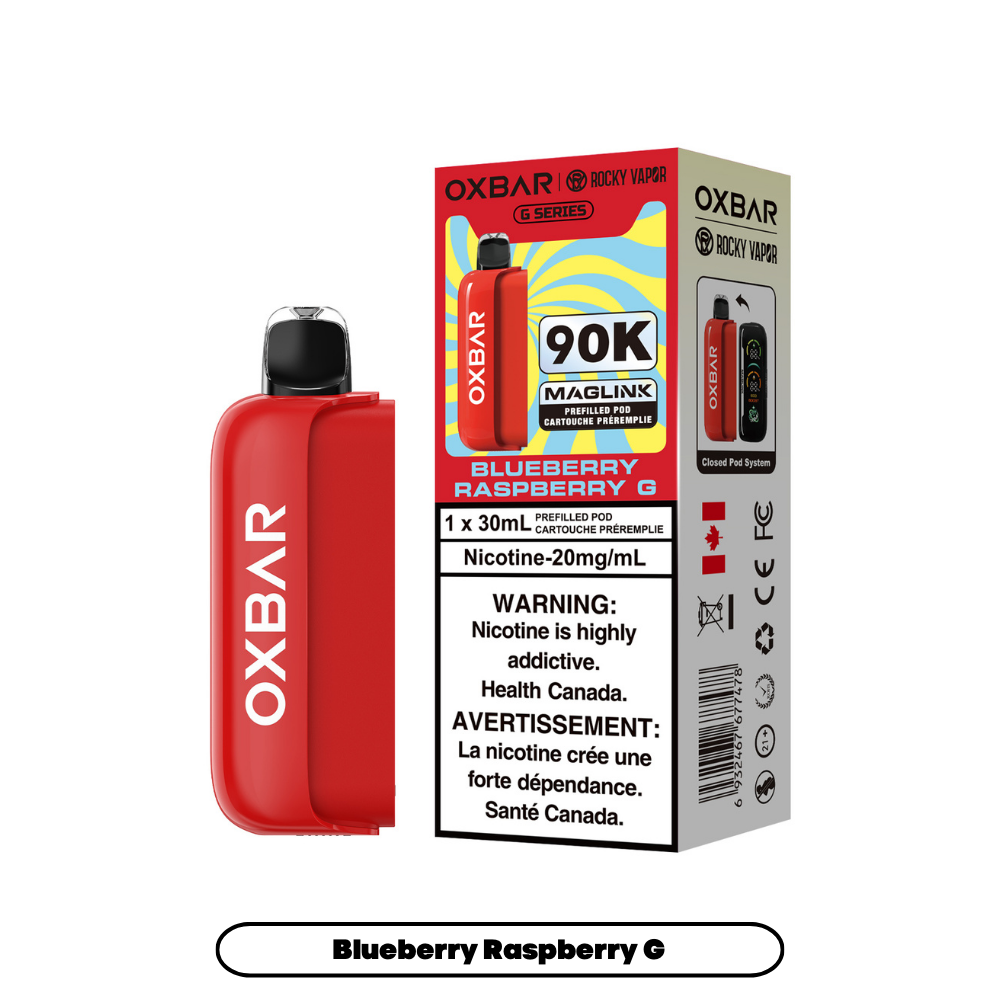Rocky Vapor Oxbar Maglink Pod 90K - Blueberry Raspberry G