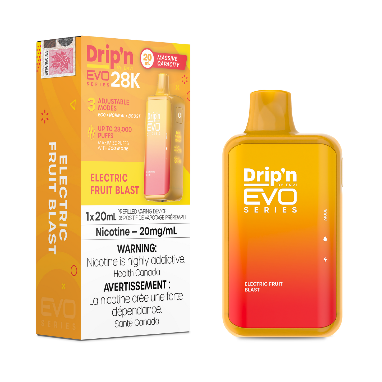 Drip'n by Envi Evo Series 28k Disposable - Electric Fruit Blast (AB)
