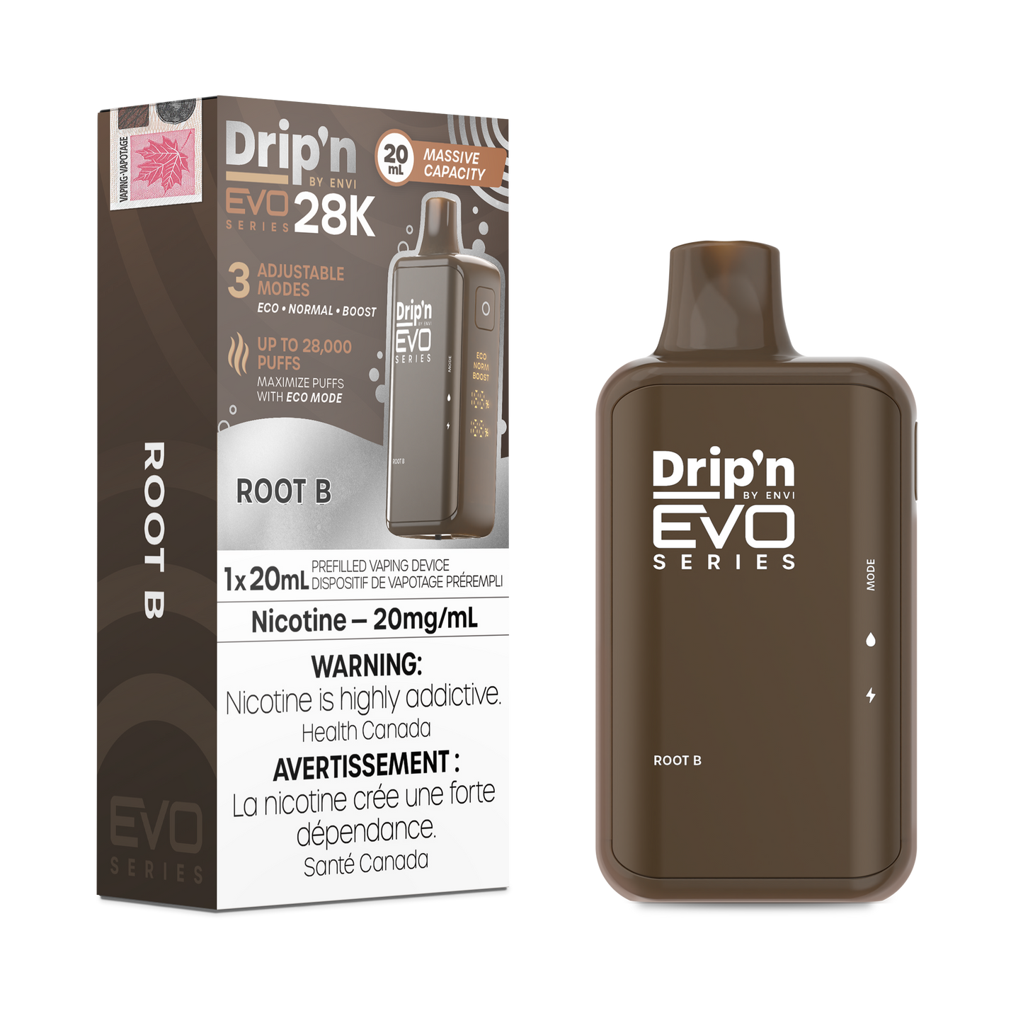 Drip'n by Envi Evo Series 28k Disposable - Root (AB)