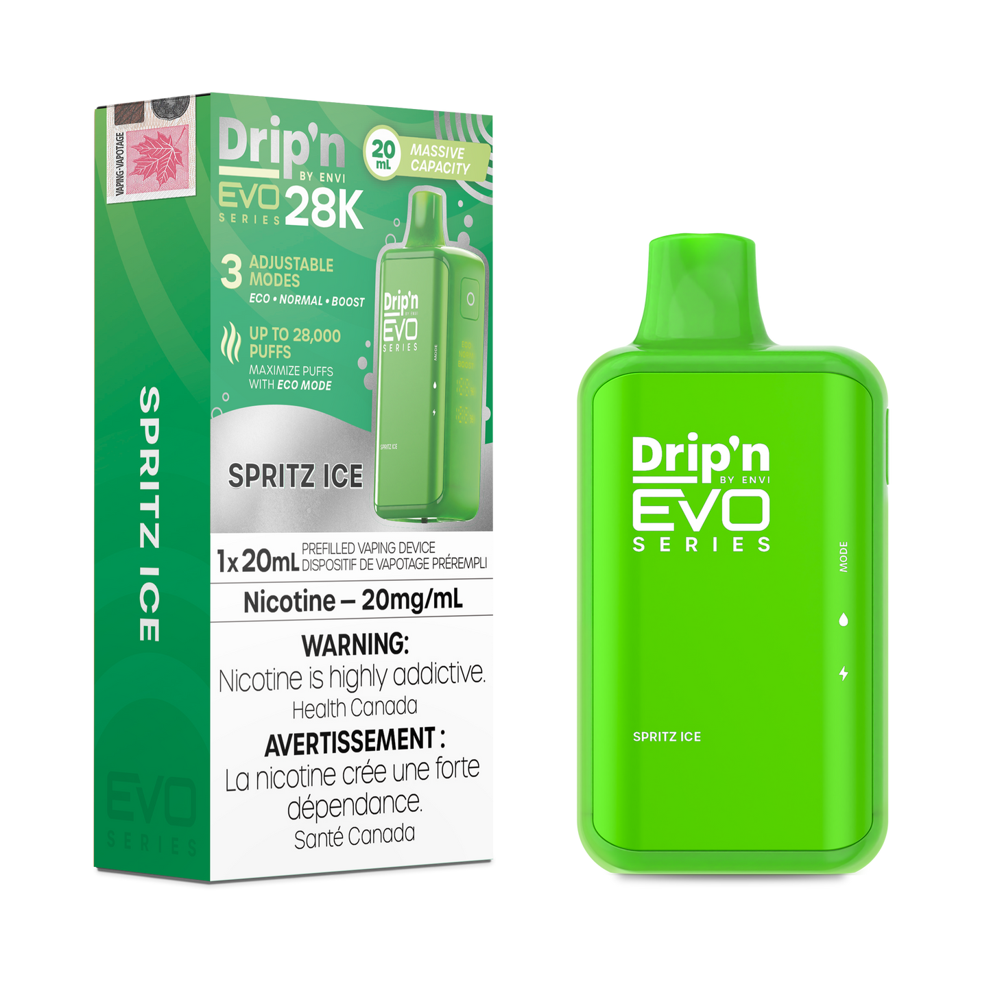Drip'n by Envi Evo Series 28k Disposable - Spritz Ice (AB)