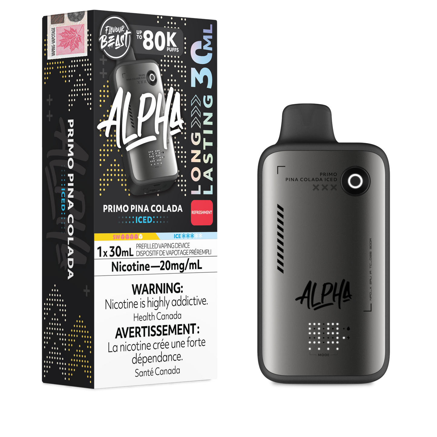 Flavour Beast Alpha Disposable - Primo Pina Colada Iced