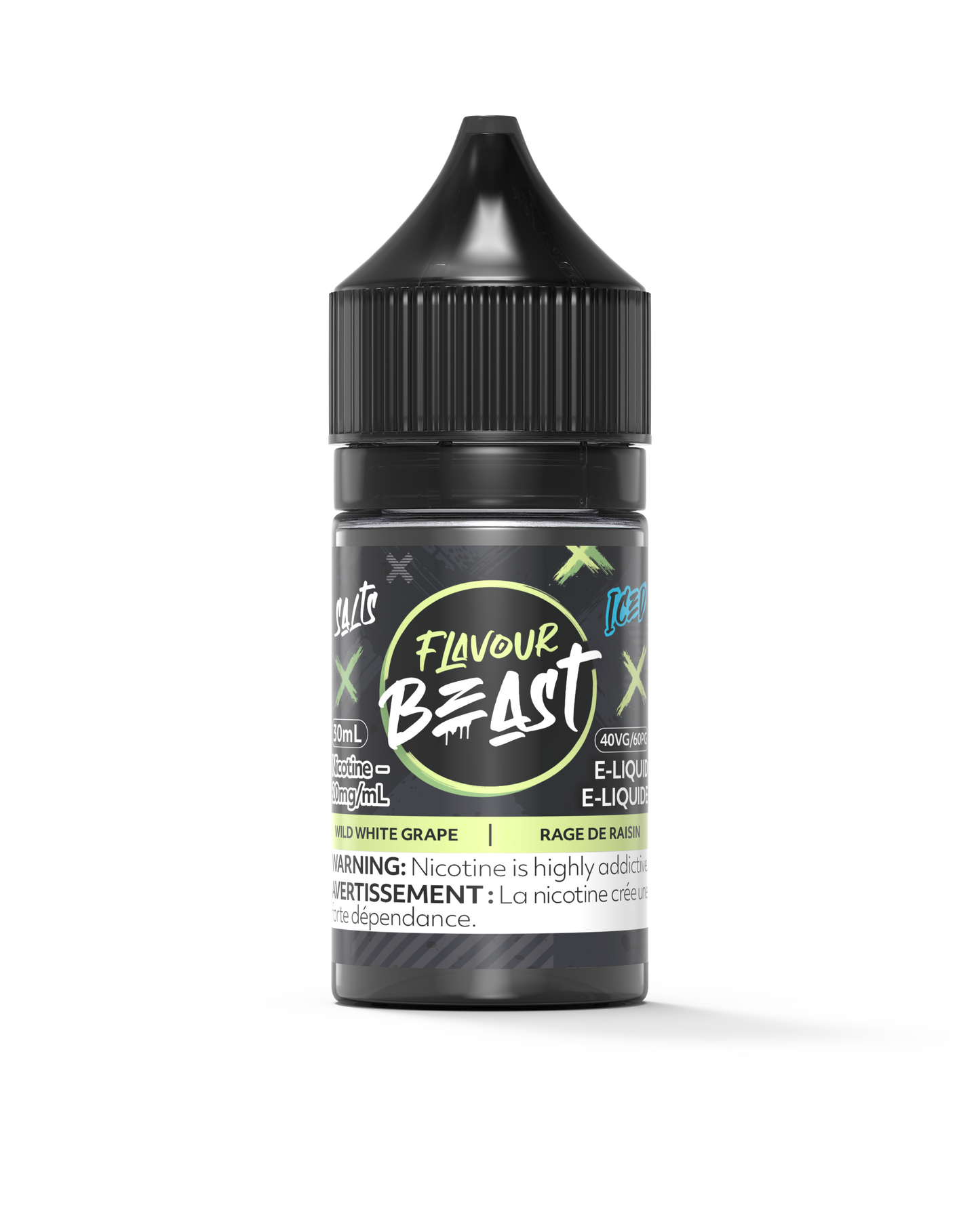 Flavour Beast E-Liquid - Wild White Grape Iced