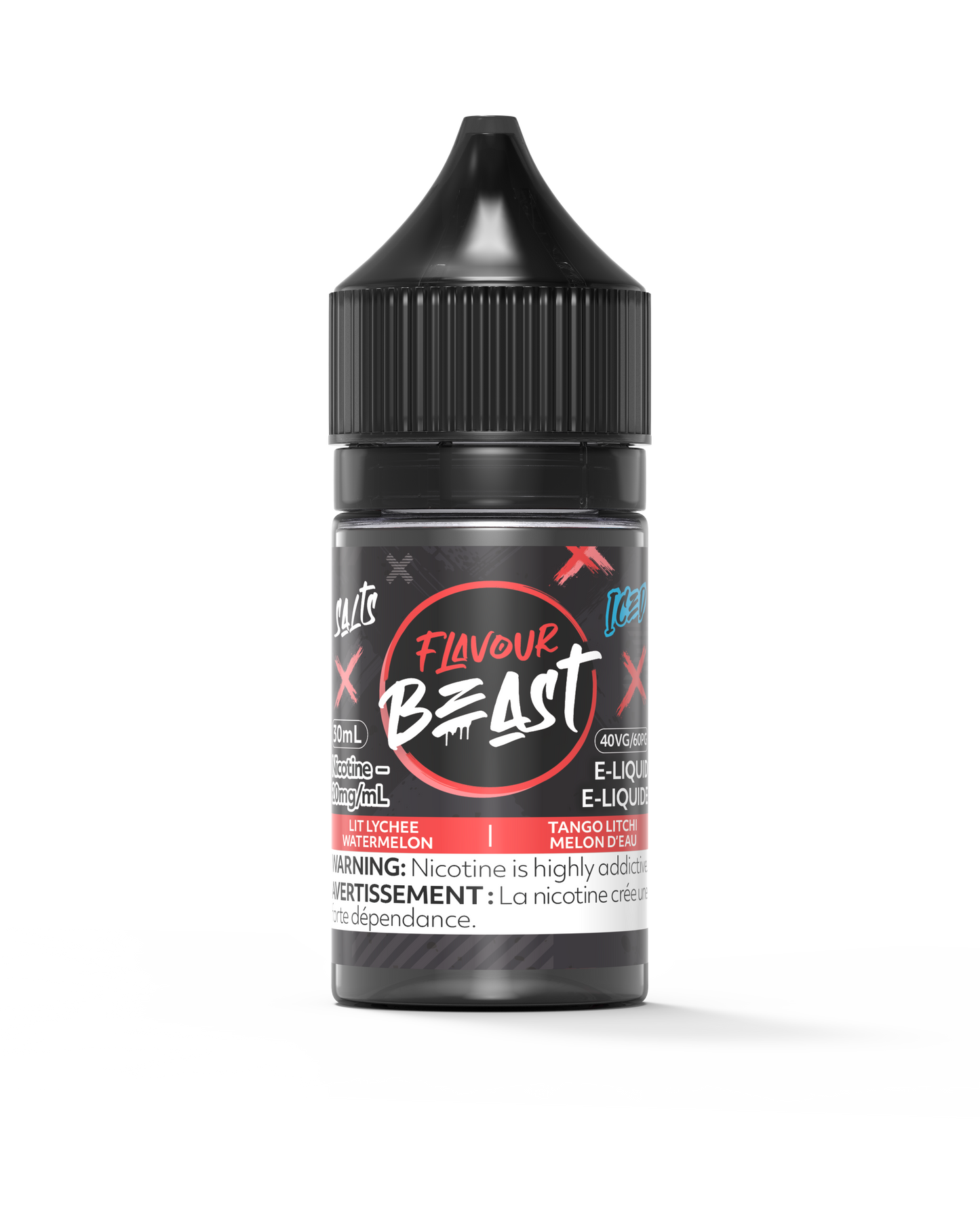 Flavour Beast Salt - Lit Lychee Watermelon Iced (AB)