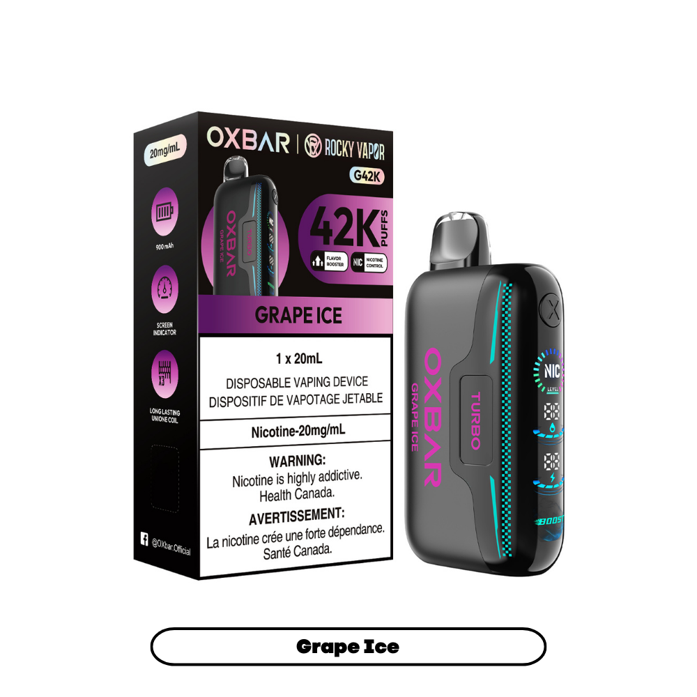 Rocky Vapor Oxbar G42K - Grape Ice (AB)