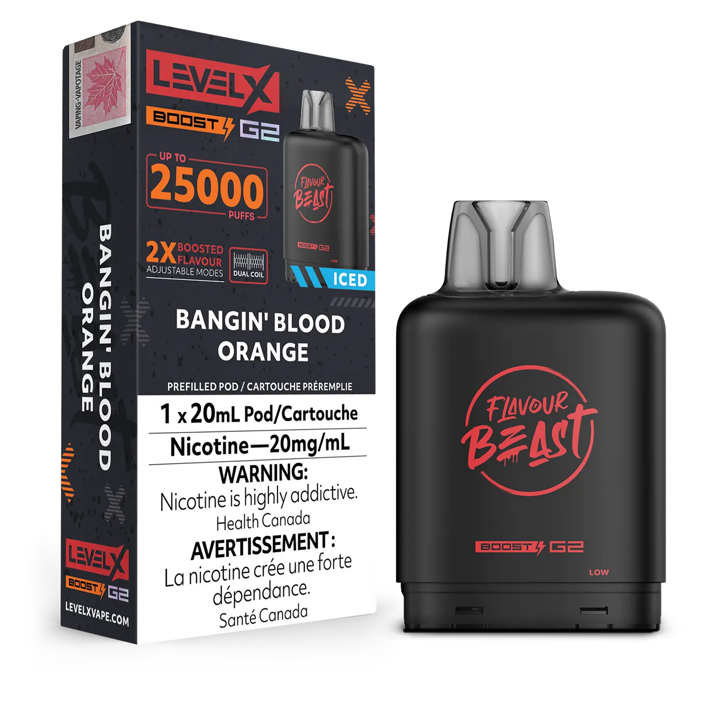 G2 Level X Flavour Beast Boost G2 - Bangin' Blood Orange Iced (AB)