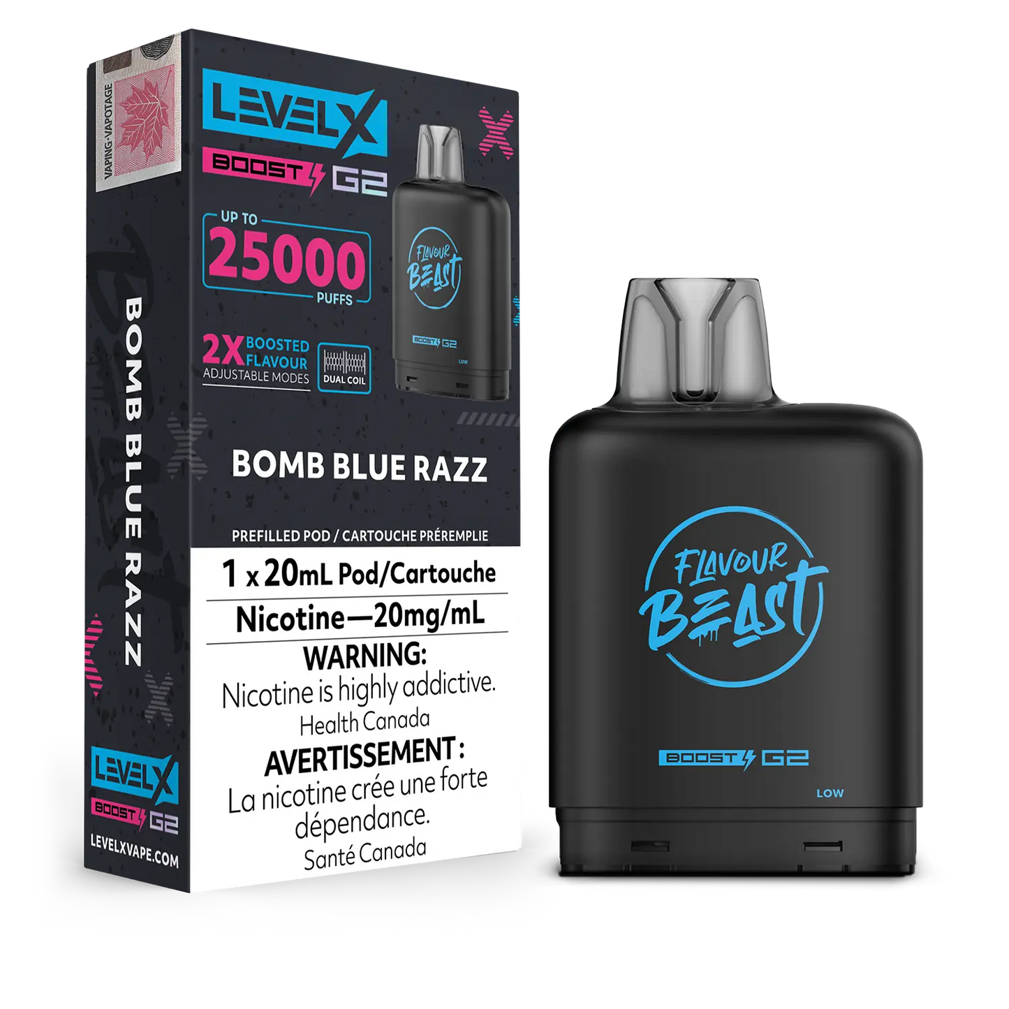 G2 Level X Flavour Beast Boost G2 - Bomb Blue Razz (AB)