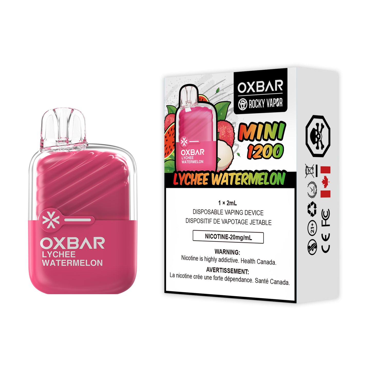 OXBAR MINI 1200 Disposable Vape by Rocky Vapor (AB)