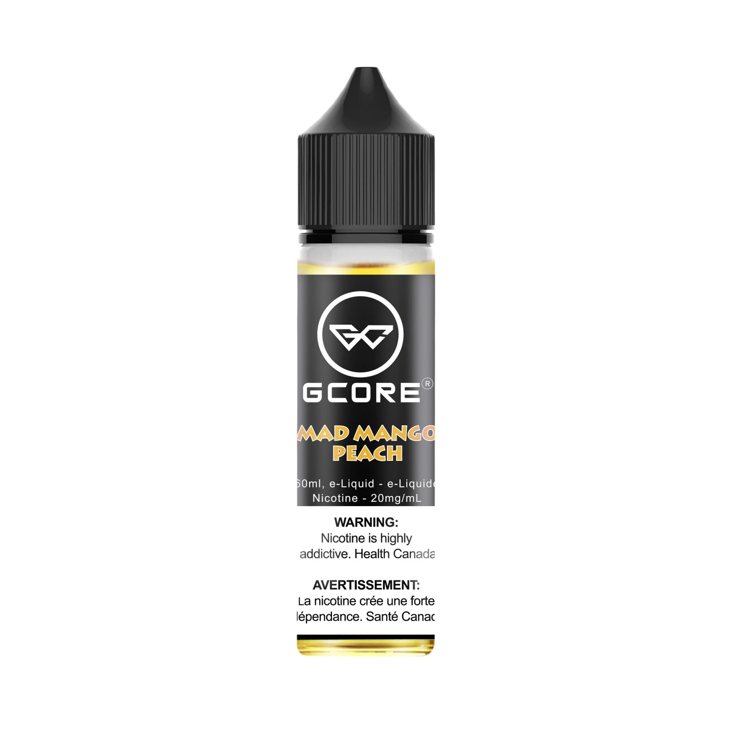 GCORE salts 60mL - Mango Peach