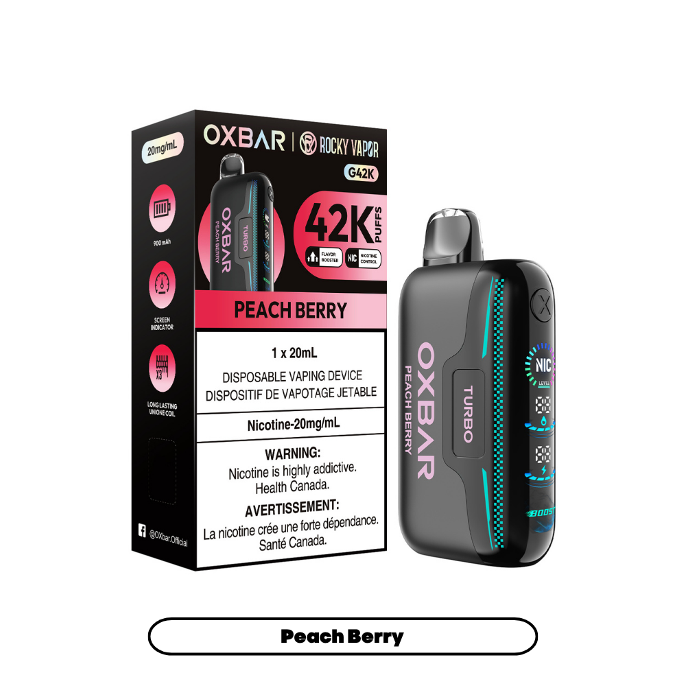 Rocky Vapor Oxbar G42K - Peach Berry (AB)