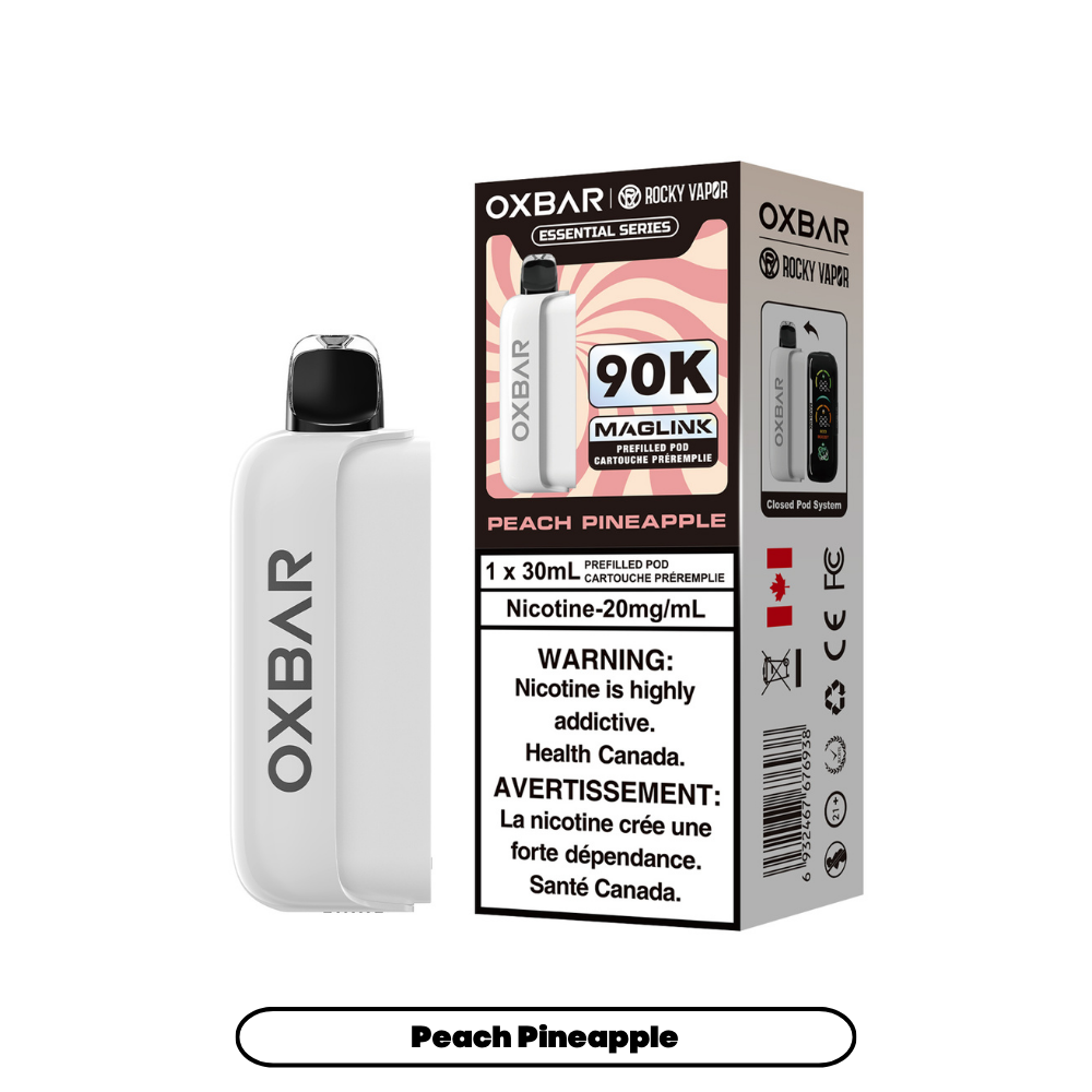 Rocky Vapor Oxbar Maglink Pod 90K - Peach Pineapple