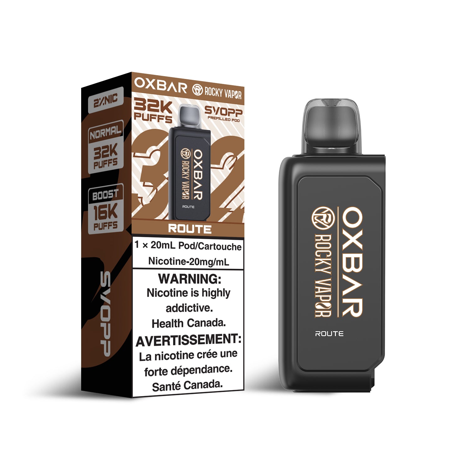 Oxbar SVOPP 32k - Route (AB) | Pre-Filled Pods | Edmonton Vape Shop + Delivery Vapecrave Oxbar SVOPP 32k - Route (AB) | Pre-Filled Pods | Edmonton Vape Shop + Delivery Vapecrave