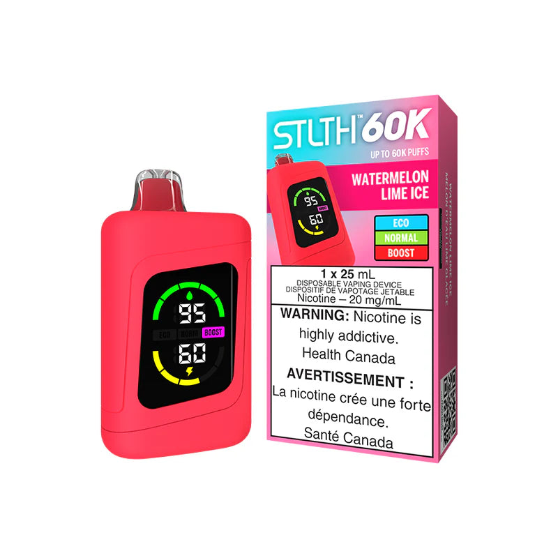 STLTH 60K DISPOSABLE - WATERMELON LIME ICE (AB)
