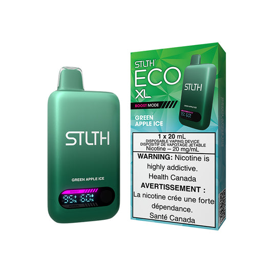 STLTH ECO BOX XL DISPOSABLE - Green Apple Ice