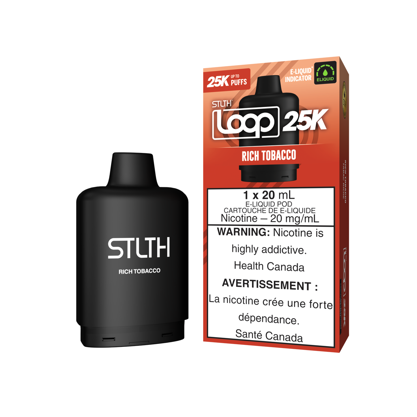 Stlth Loop 25k - Rich Tobacco