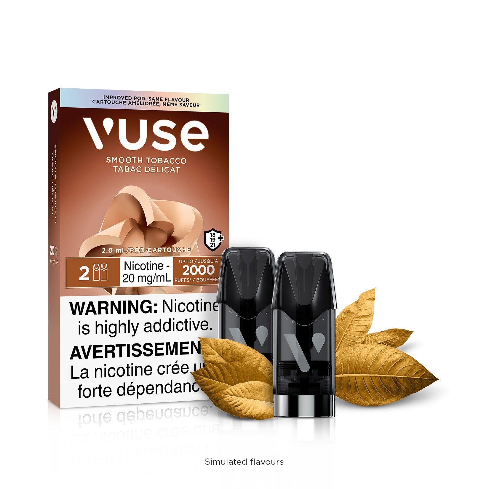 Smooth Tobacco Vuse Pods (2pk) (AB) | Pre-Filled Pods | Edmonton Vape Shop + Delivery Vapecrave Smooth Tobacco Vuse Pods (2pk) (AB) | Pre-Filled Pods | Edmonton Vape Shop + Delivery Vapecrave