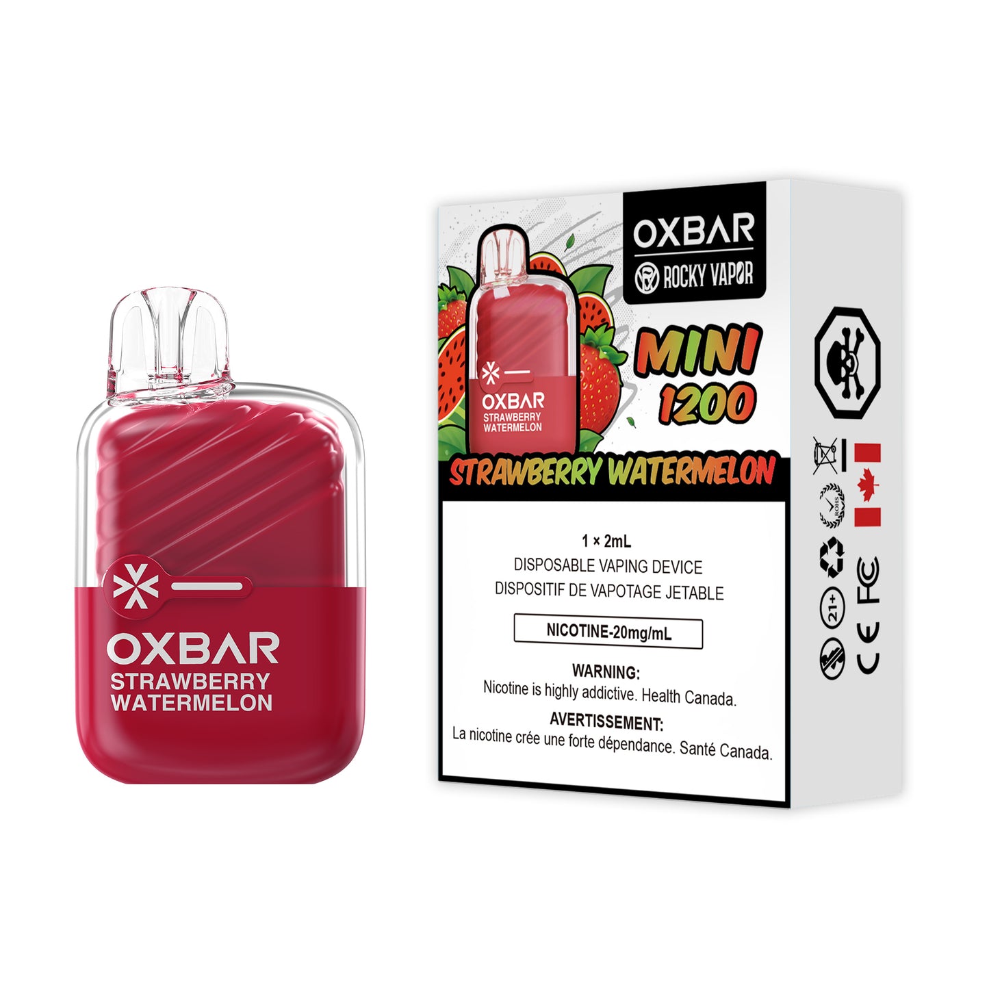 OXBAR MINI 1200 Disposable Vape by Rocky Vapor