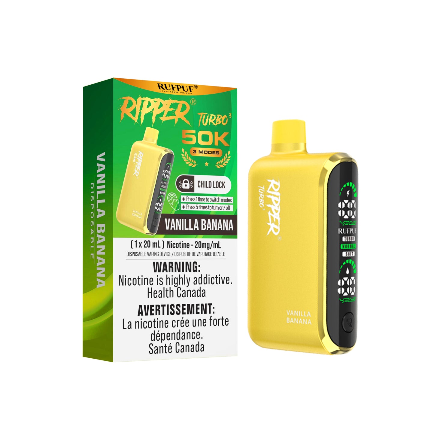 Ripper Turbo 50K - Vanilla Banana (AB)