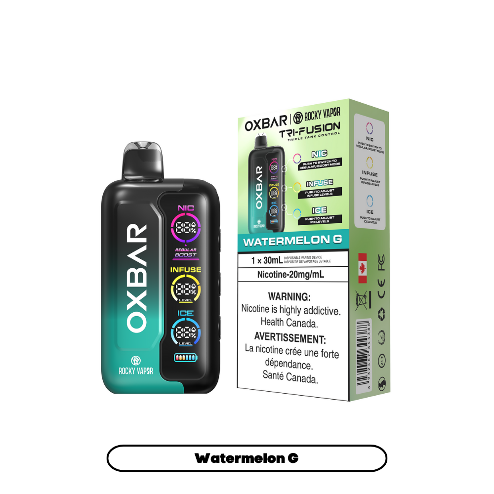 Rocky Vapor Oxbar Tri Fusion - Watermelon G (AB)