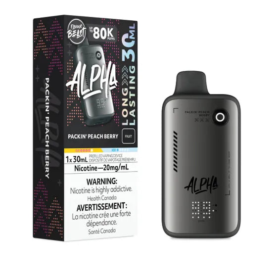Flavour Beast Alpha Disposable - Packin' Peach Berry