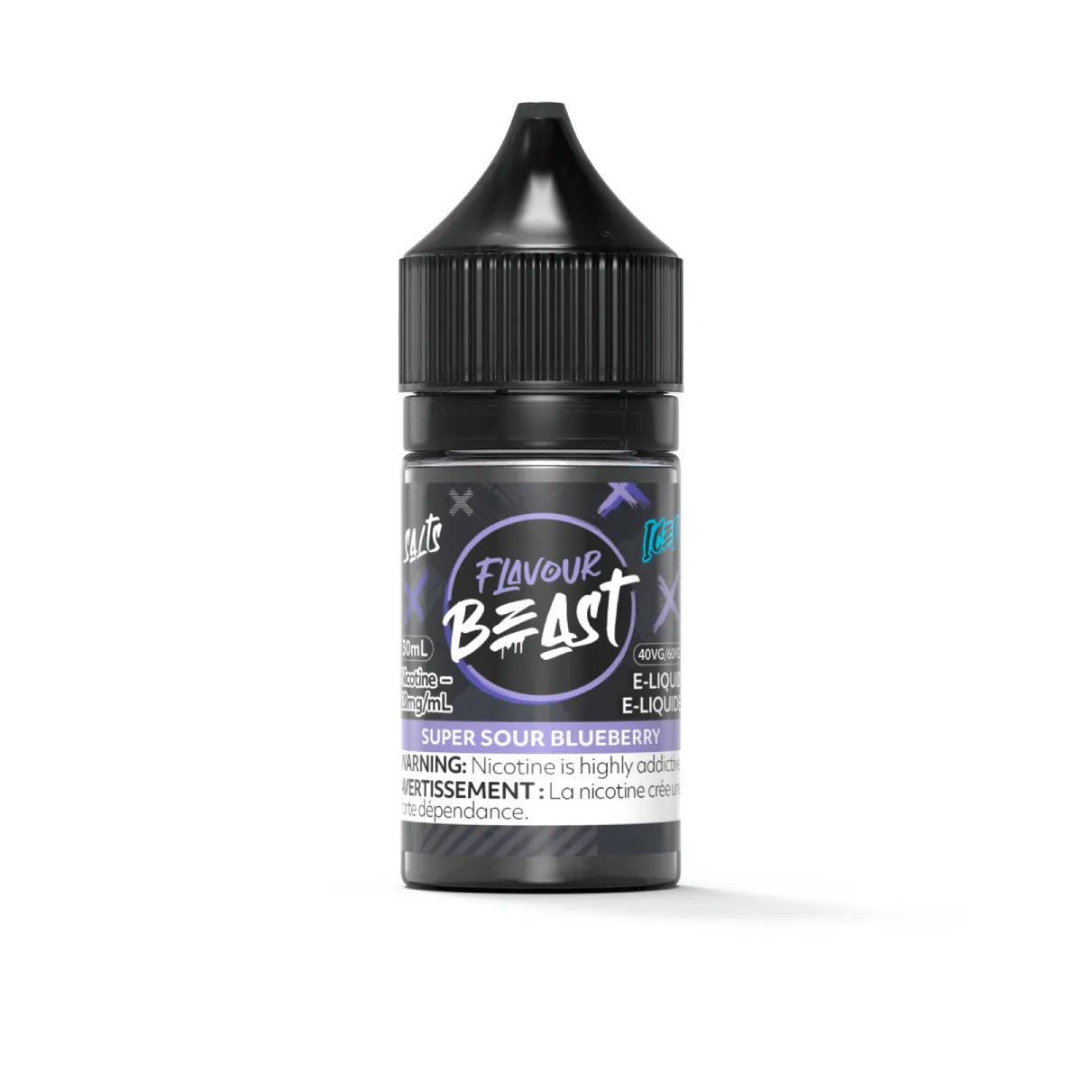 Flavour Beast Salt - Super Sour Blueberry Iced (AB)