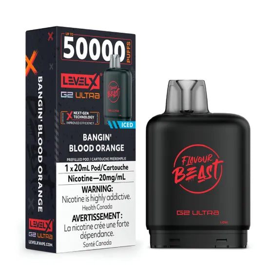 Level X Flavour Beast G2 Ultra - Bangin' Blood Orange Iced (AB)