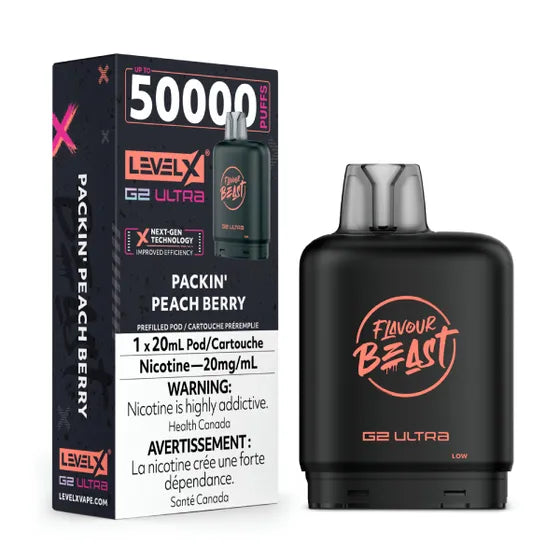Level X Flavour Beast G2 Ultra - Packin' Peach Berry (AB)