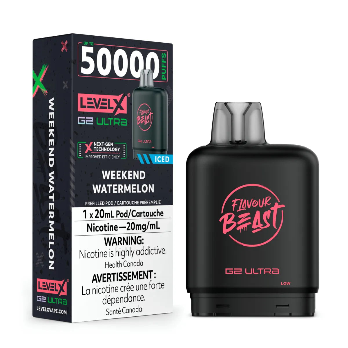 Level X Flavour Beast G2 Ultra - Weekend Watermelon Iced (AB)