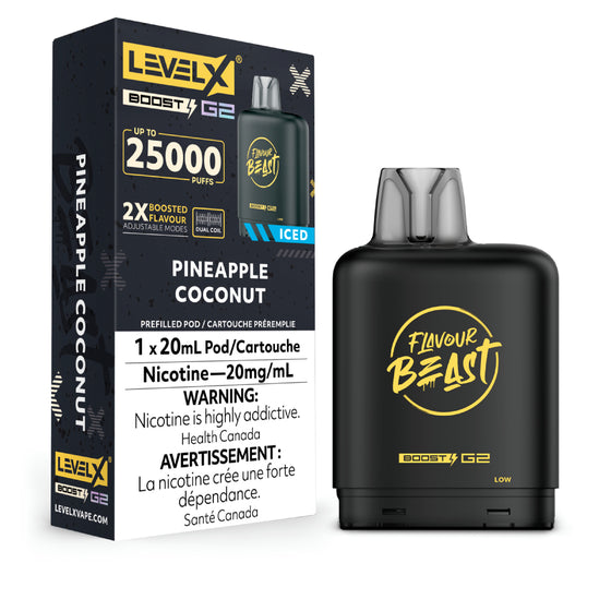 G2 Level X Flavour Beast Boost G2 - Pineapple Coconut (AB)