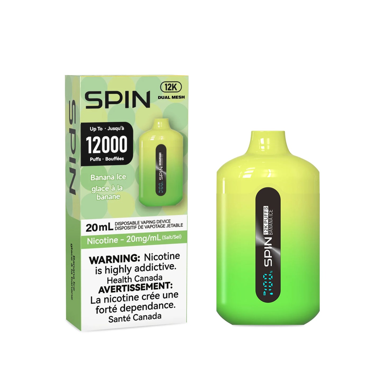 SPIN - 12,000 PUFF DISPOSABLE