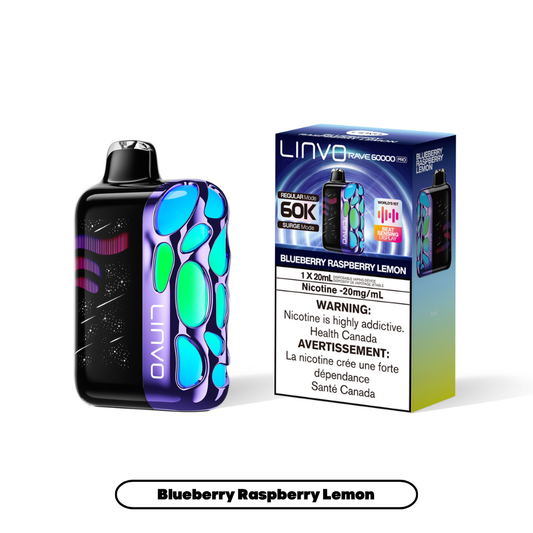 Linvo Rave 60K Pro - Blueberry Raspberry Lemon