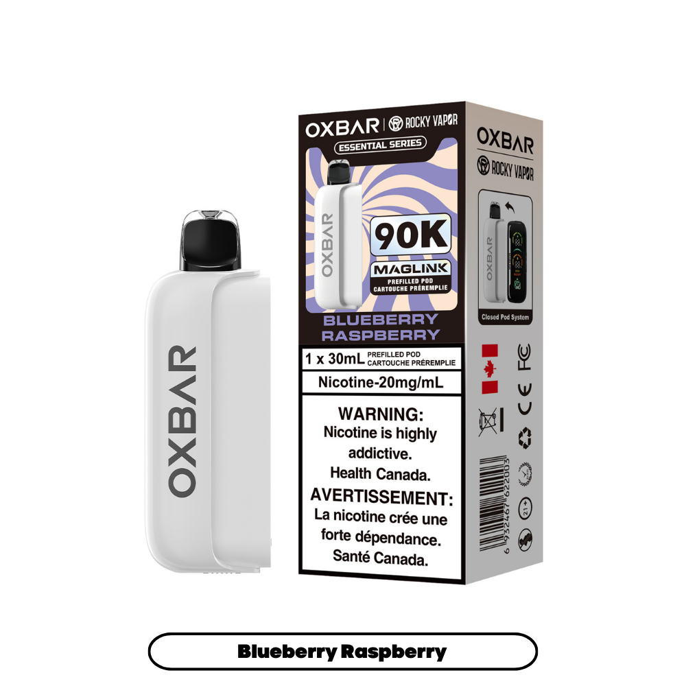 Rocky Vapor Oxbar Maglink Pod 90K - Blueberry Raspberry
