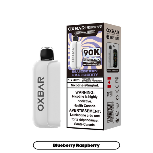 Rocky Vapor Oxbar Maglink Pod 90K - Blueberry Raspberry