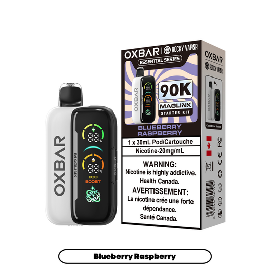 Rocky Vapor Oxbar Maglink Starter Kit - Blueberry Raspberry