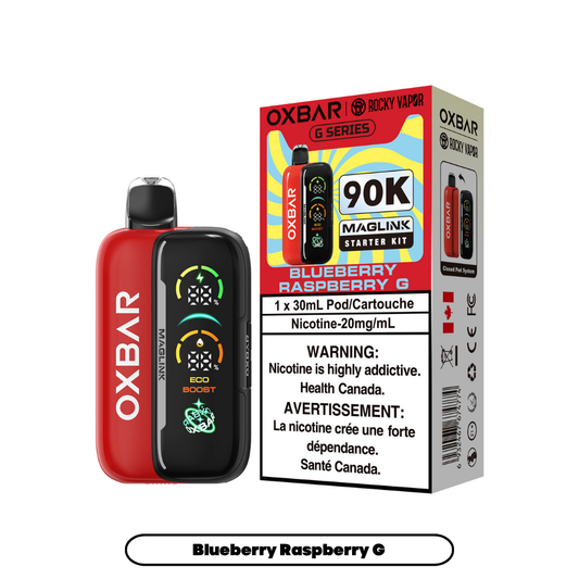 Rocky Vapor Oxbar Maglink Starter Kit - Blueberry Raspberry G
