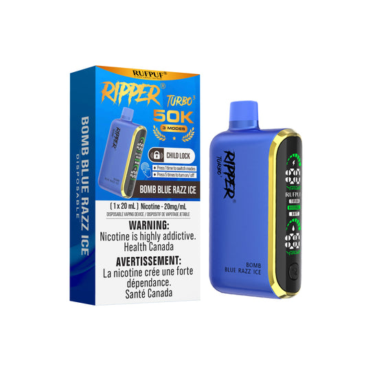 Ripper Turbo 50K - Bomb Blue Razz Ice (AB)