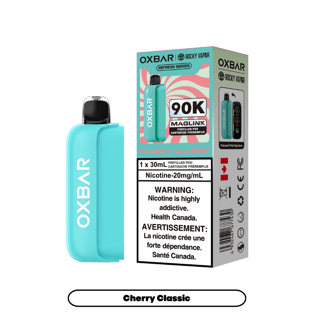 Rocky Vapor Oxbar Maglink Pod 90K - Cherry Classic