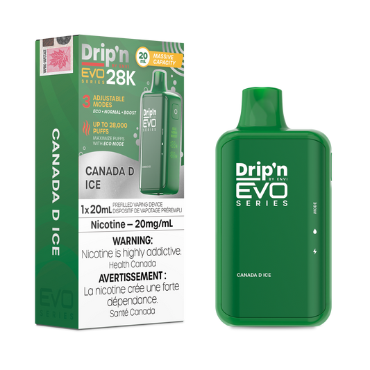 Drip'n by Envi Evo Series 28k Disposable - Canada D Ice (AB)