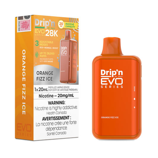 Drip'n by Envi Evo Series 28k Disposable - Orange Fizz Ice (AB)