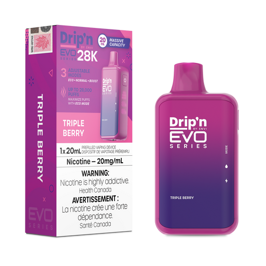 Drip'n by Envi Evo Series 28k Disposable - Triple Berry (AB)