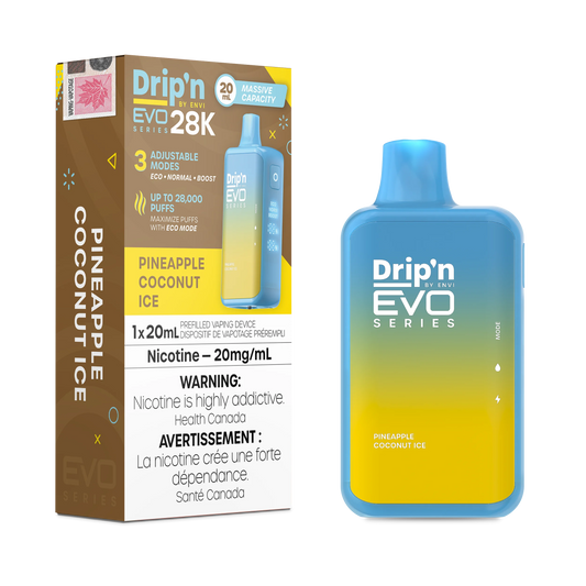 Drip'n by Envi Evo Series 28k Disposable - Pineapple Coconut Ice (AB)