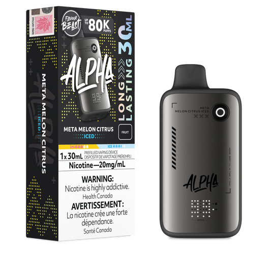 Flavour Beast Alpha Disposable - Meta Melon Citrus Iced