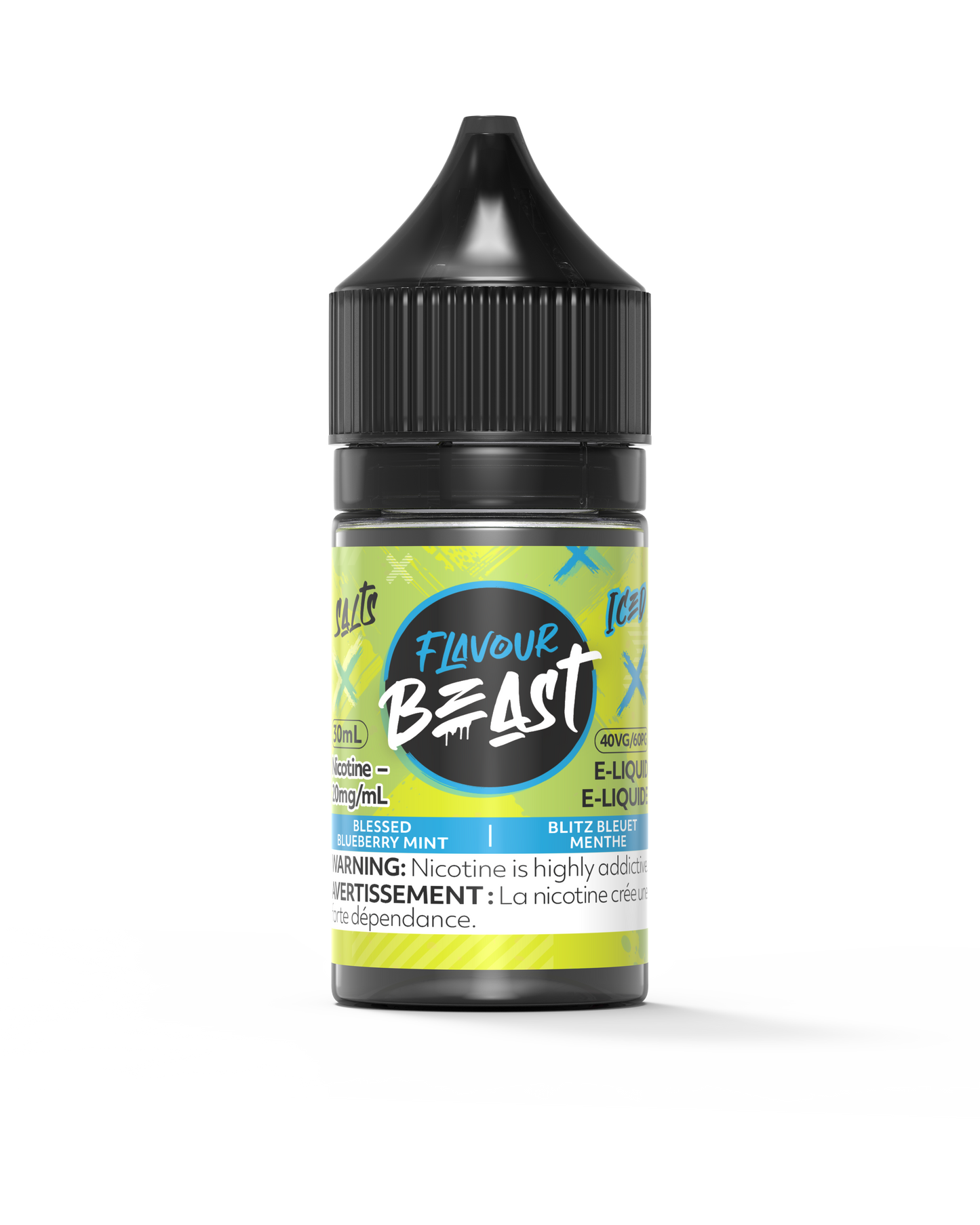 Flavour Beast E-Liquid - Blessed Blueberry Mint Iced