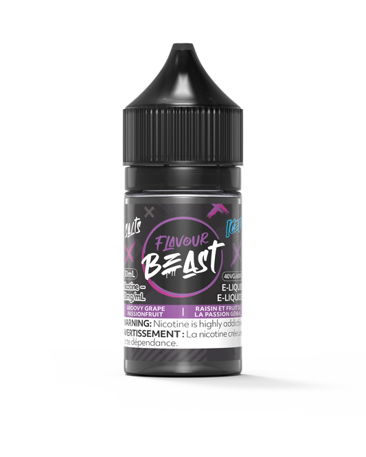Flavour Beast E-Liquid -Groovy Grape Passionfruit Iced