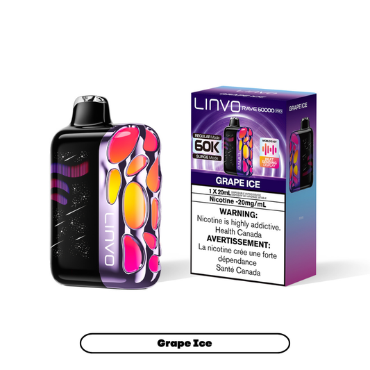 Linvo Rave 60K Pro - Grape Ice