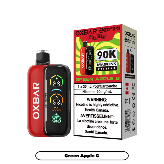 Rocky Vapor Oxbar Maglink Starter Kit - Green Apple G