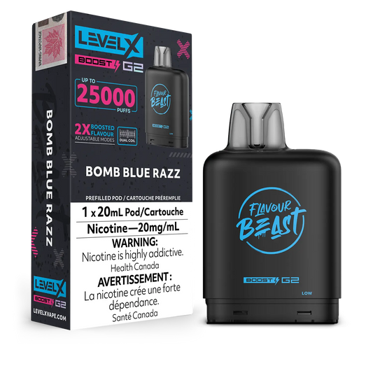 G2 Level X Flavour Beast Boost G2 - Bomb Blue Razz (AB)