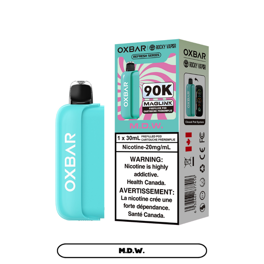 Rocky Vapor Oxbar Maglink Pod 90K - M.D.W.
