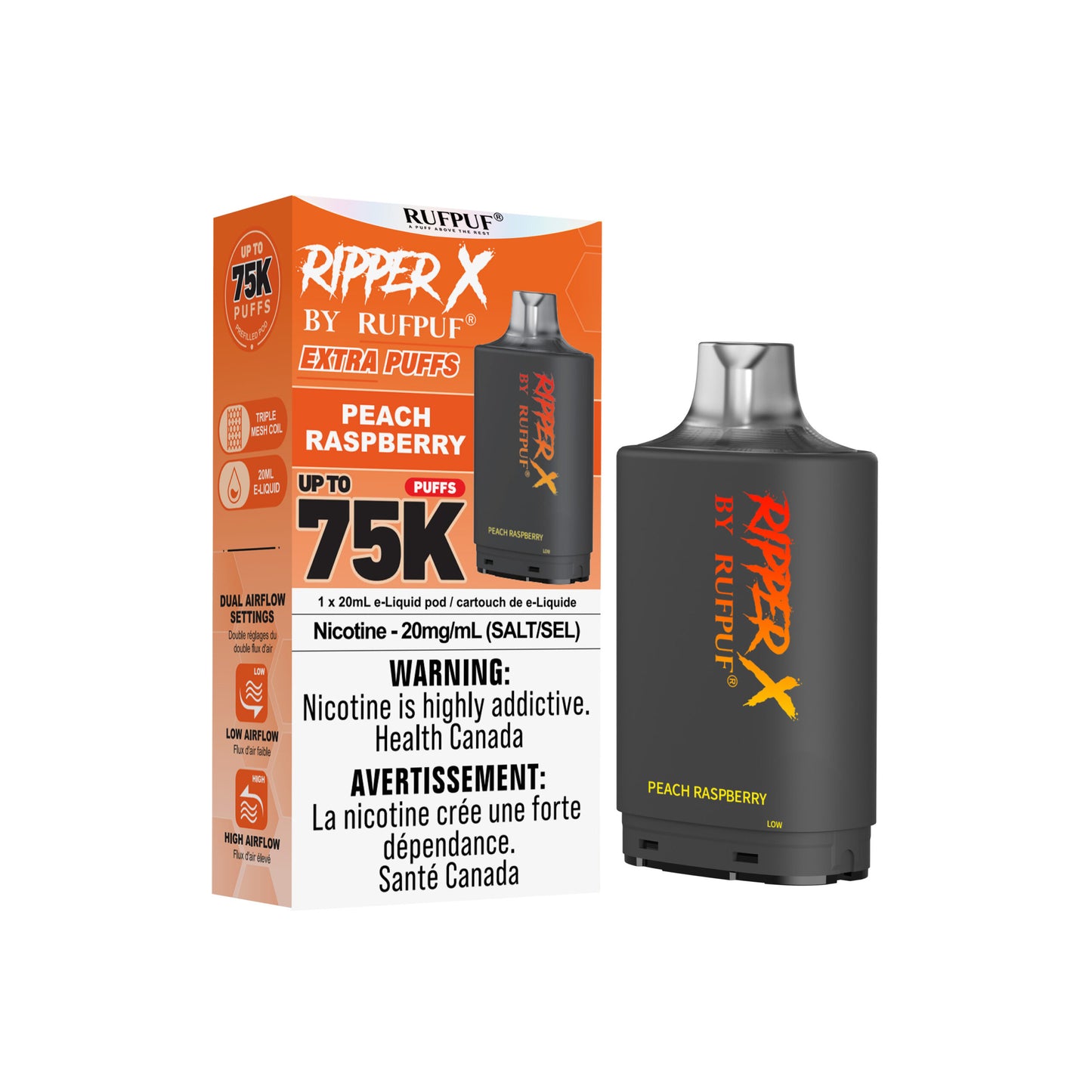 Ripper X 75K - Peach Raspberry