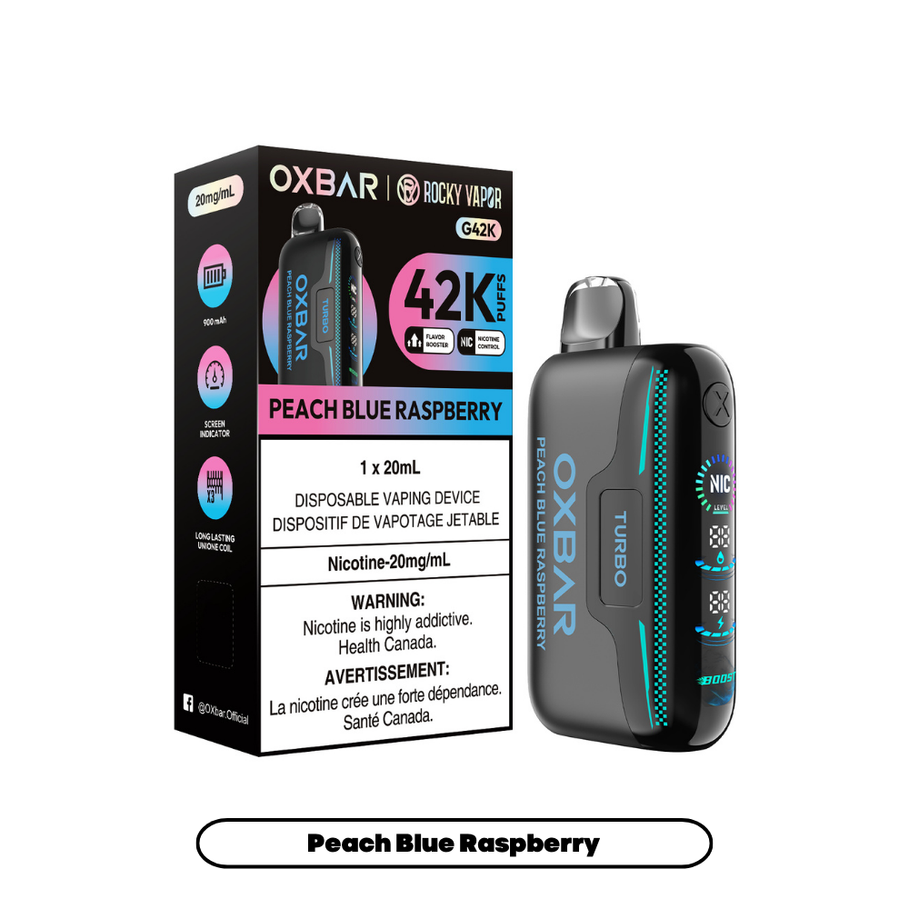Rocky Vapor Oxbar G42K - Peach Blue Raspberry (AB)